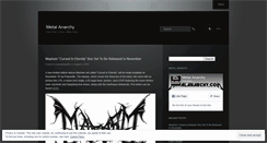 Desktop Screenshot of metalanarchy.com