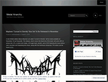Tablet Screenshot of metalanarchy.com